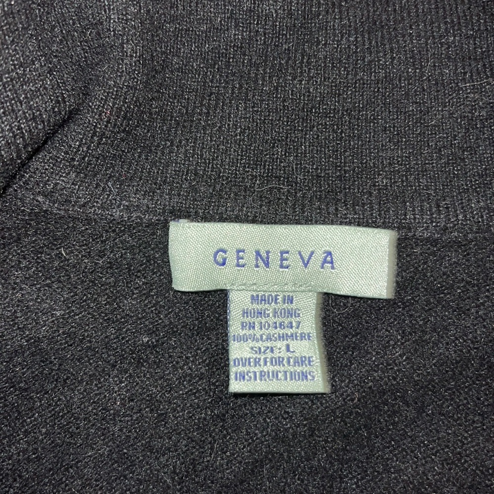 Black 100% Cashmere Sweater - Picture 8 of 12
